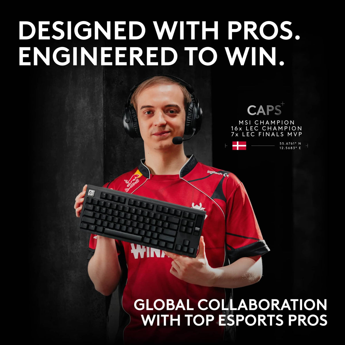 Logitech - G PRO X2 RAPID (Tenkeyless) Wired Gaming Keyboard with Magnetic Analog Switches and OLED Display - Black