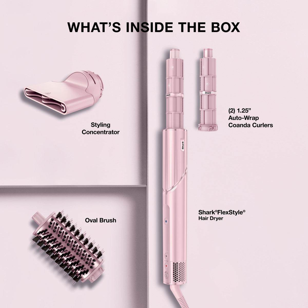 Shark - FlexStyle Air Styling & Drying System - Blush