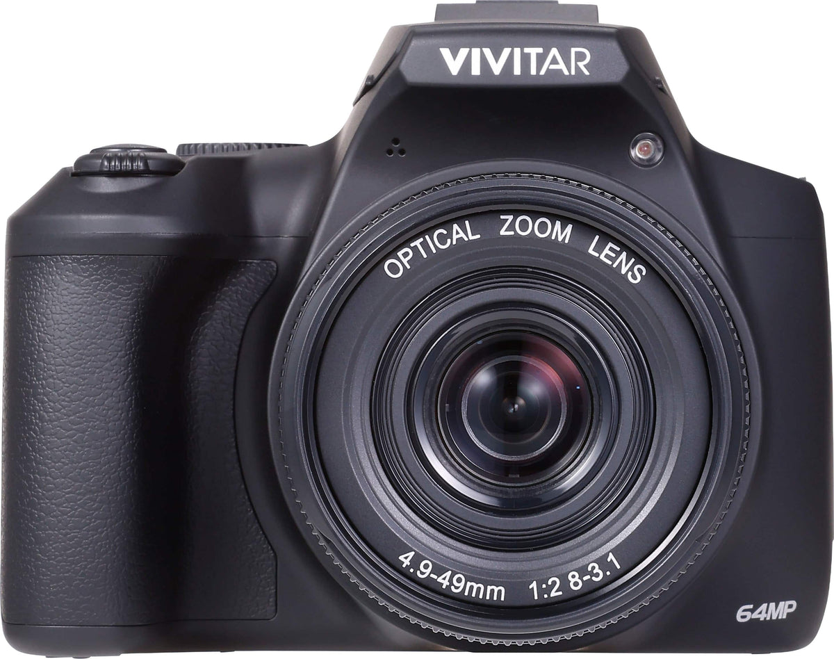Vivitar - 4K (2160) Video Hybrid Optical Zoom Bridge Camera with Lens - Black