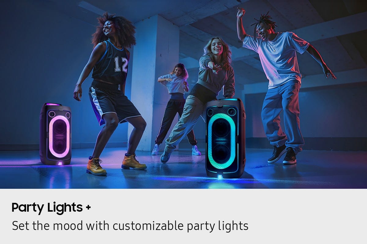 Samsung - MX-ST40F/ZA Sound Tower 160W Portable Party Speaker with Built In Battery - Black