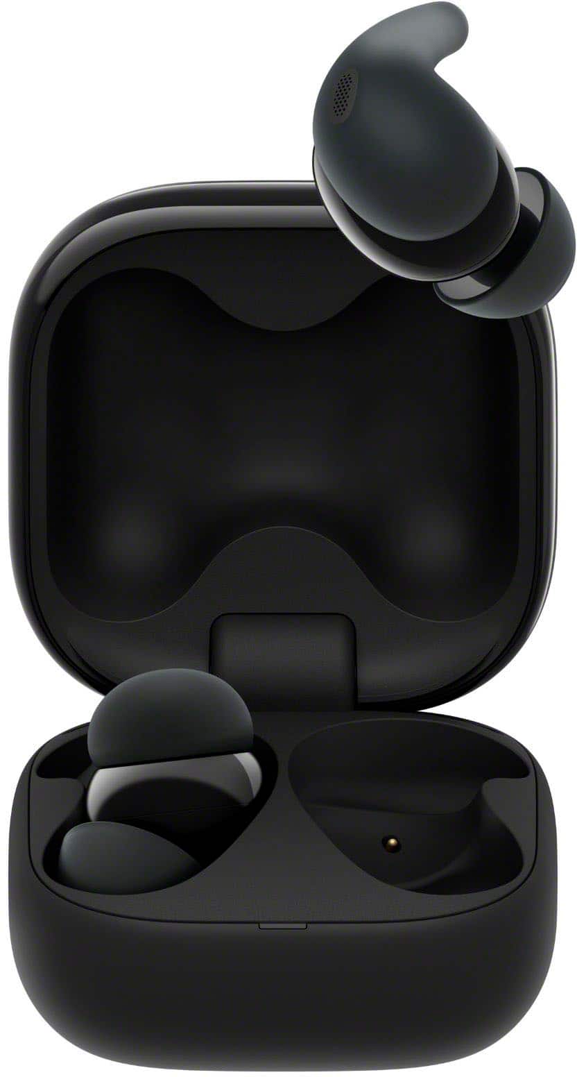 Sony - LinkBuds Fit True Wireless Noise Cancelling Earbuds - Black