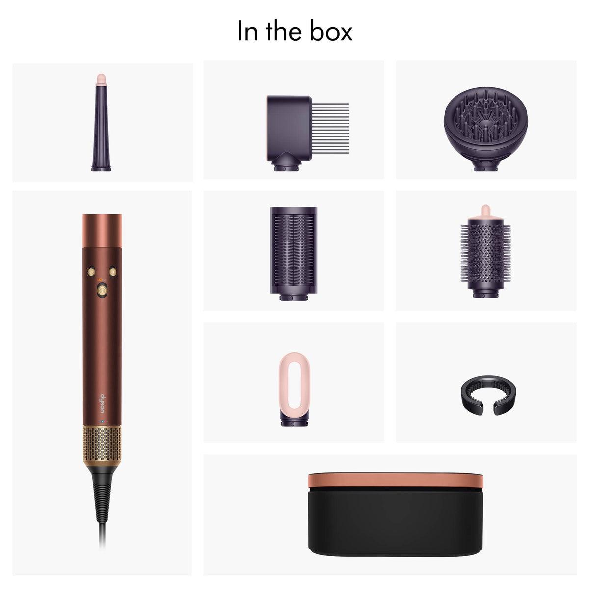 Dyson - Limited Edition Airwrap i.d. Multi-Styler And Dryer for Curly + Coily Hair - Plum / Copper