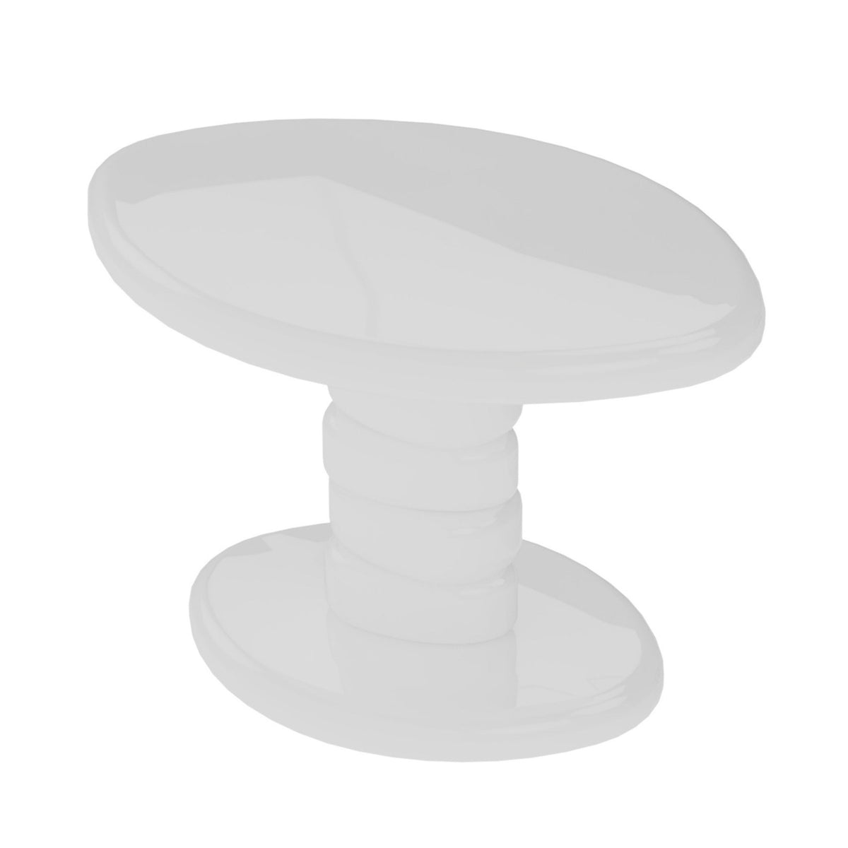Stacked Cobblestone End Table