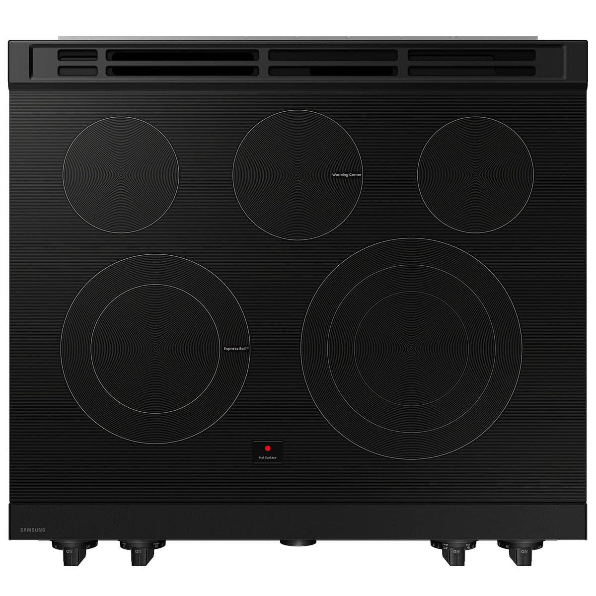 Samsung - 30 in. Wide 5 Elements Bespoke Smart Slide-In Electric Range 6.3 cu. ft. with Air Sous Vide & Air Fry - Stainless Steel