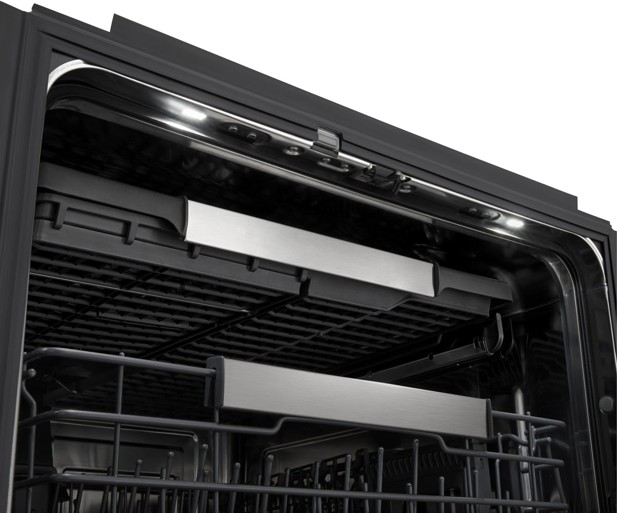 LG - FlushFit 24-in Top Control Smart Built-In Stainless Steel Tub Dishwasher with 3rd Rack, 1 Hour Wash and Dry, 42dBA - Stainless Steel