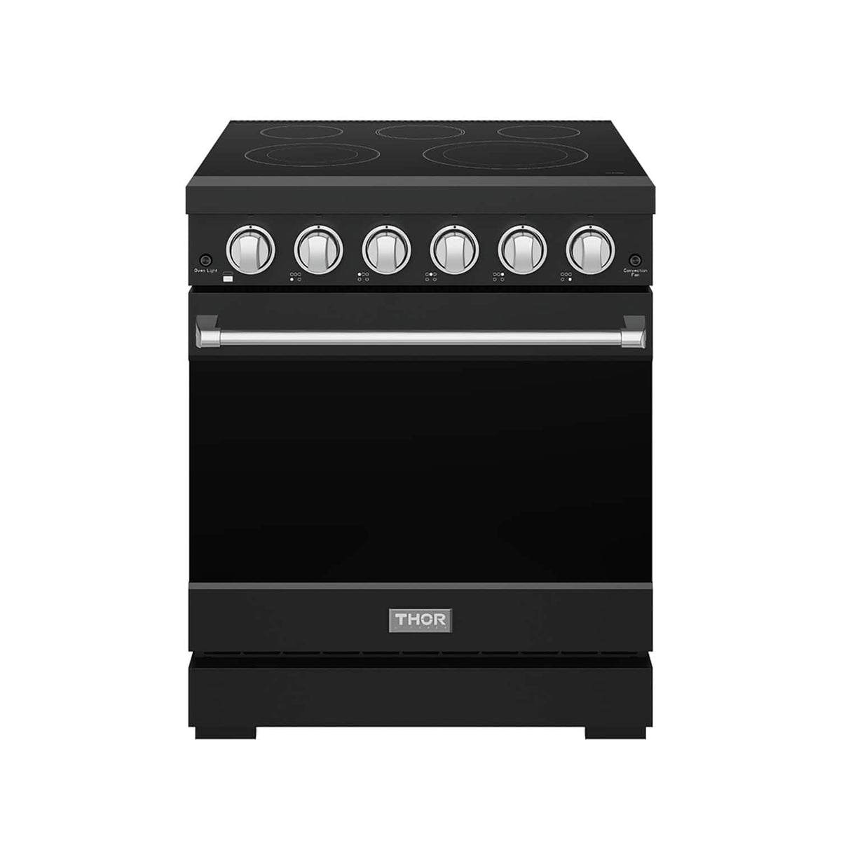Gordon Ramsay Series by Thor Kitchen 4.55 Cu. Ft Freestanding Electric Range with Stainless Steel Hardware - Matte Black