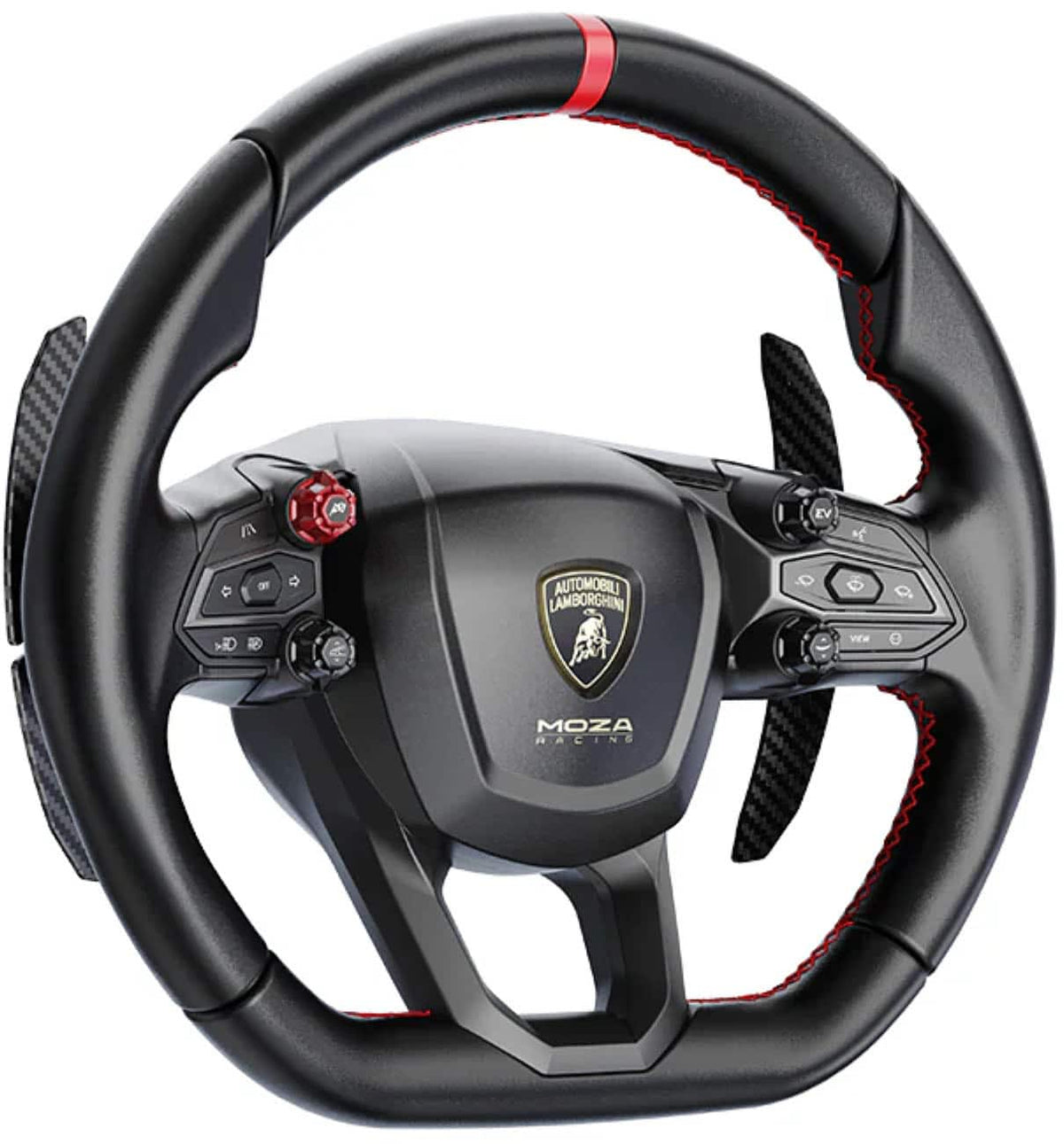 Moza Racing - Lamboghini Revuelto Sim Racing Steering Wheel for Windows - Black