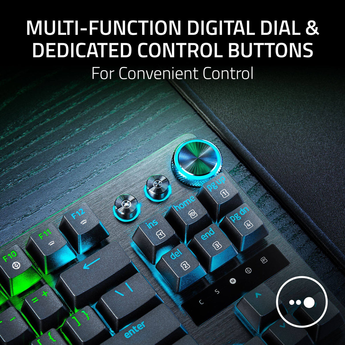 Razer - Huntsman V3 Pro TKL 8KHz Wired Analog Optical Linear Switch Gaming Keyboard with Snap Tap - Black