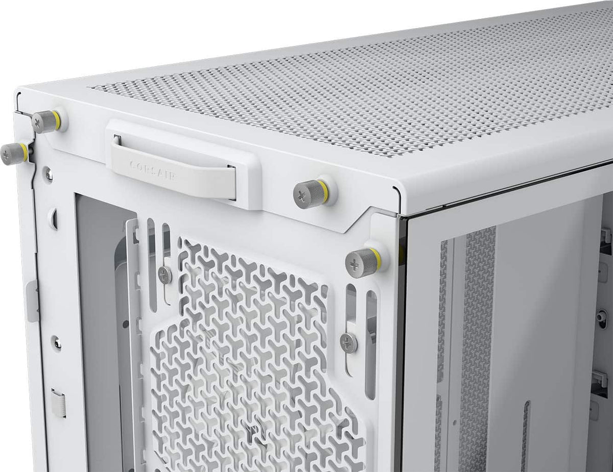 CORSAIR - FRAME 4000D WOOD RS Modular High Airflow Mid-Tower PC Case - White & Oak