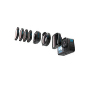 GoPro - HERO13 Black Action Camera + HB-Series Lens Collection - Black