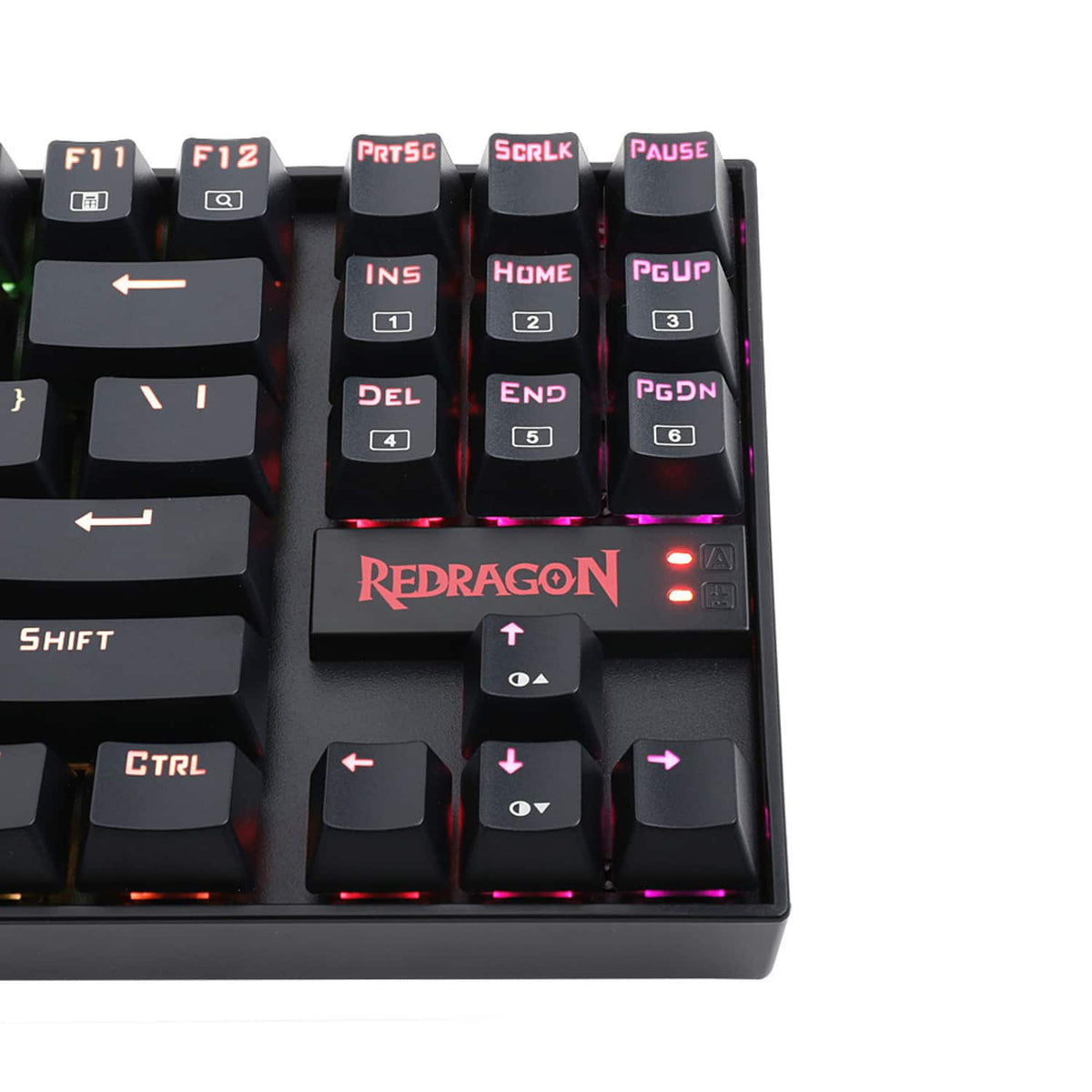 REDRAGON - Kumara K552 RGB Wired TKL Gaming Mechanical Blue Switch Keyboard with RGB Backlighting - Black