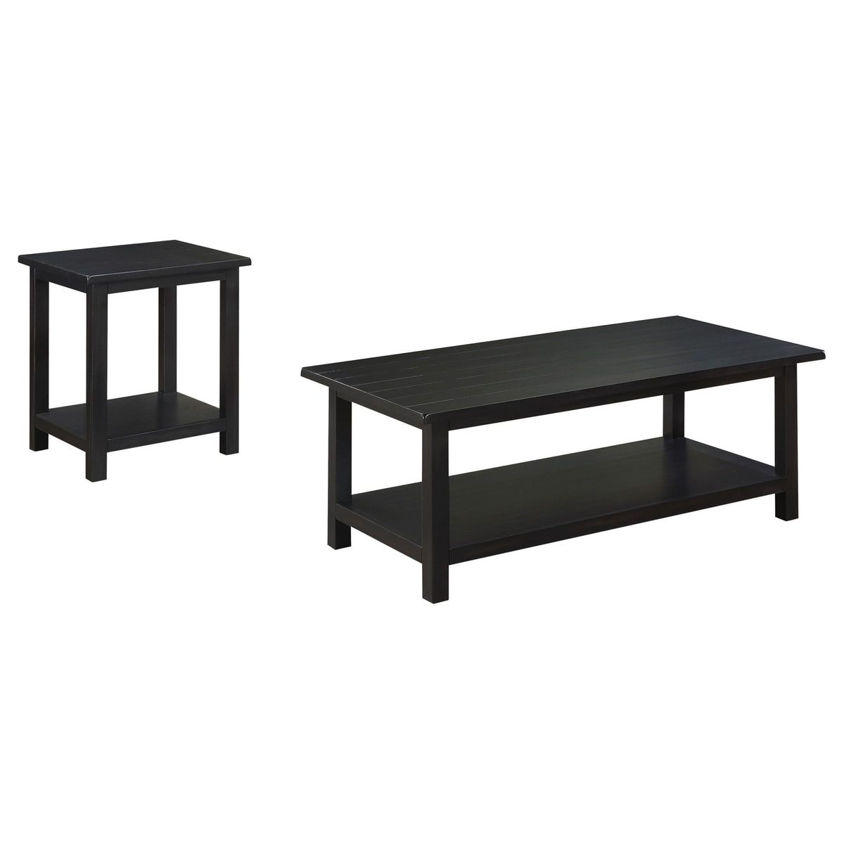 Castleton - Juego de mesa de centro y auxiliar con almacenamiento