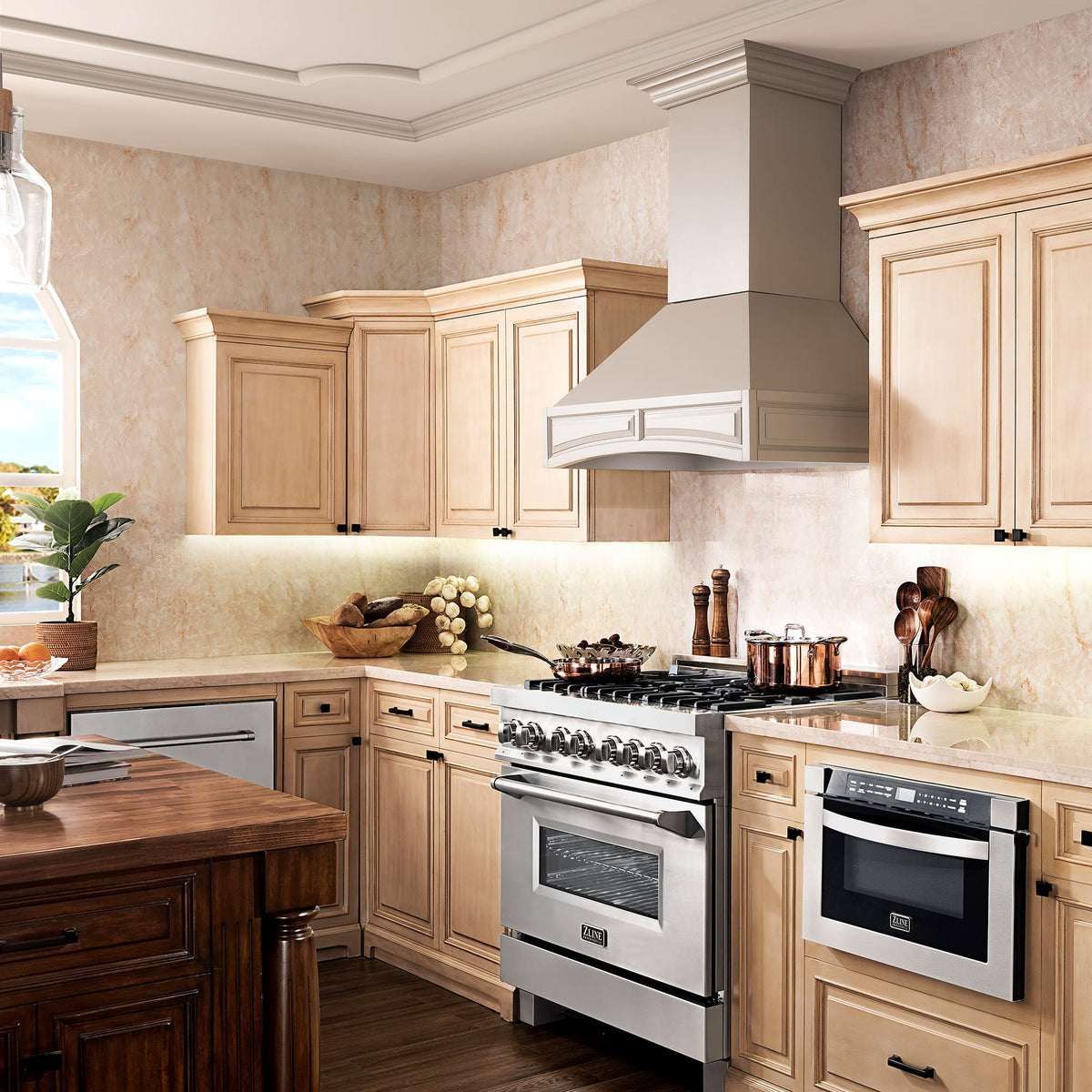 ZLINE - 30 inches - Externally Vented - Wall Range Hood - Cottage White