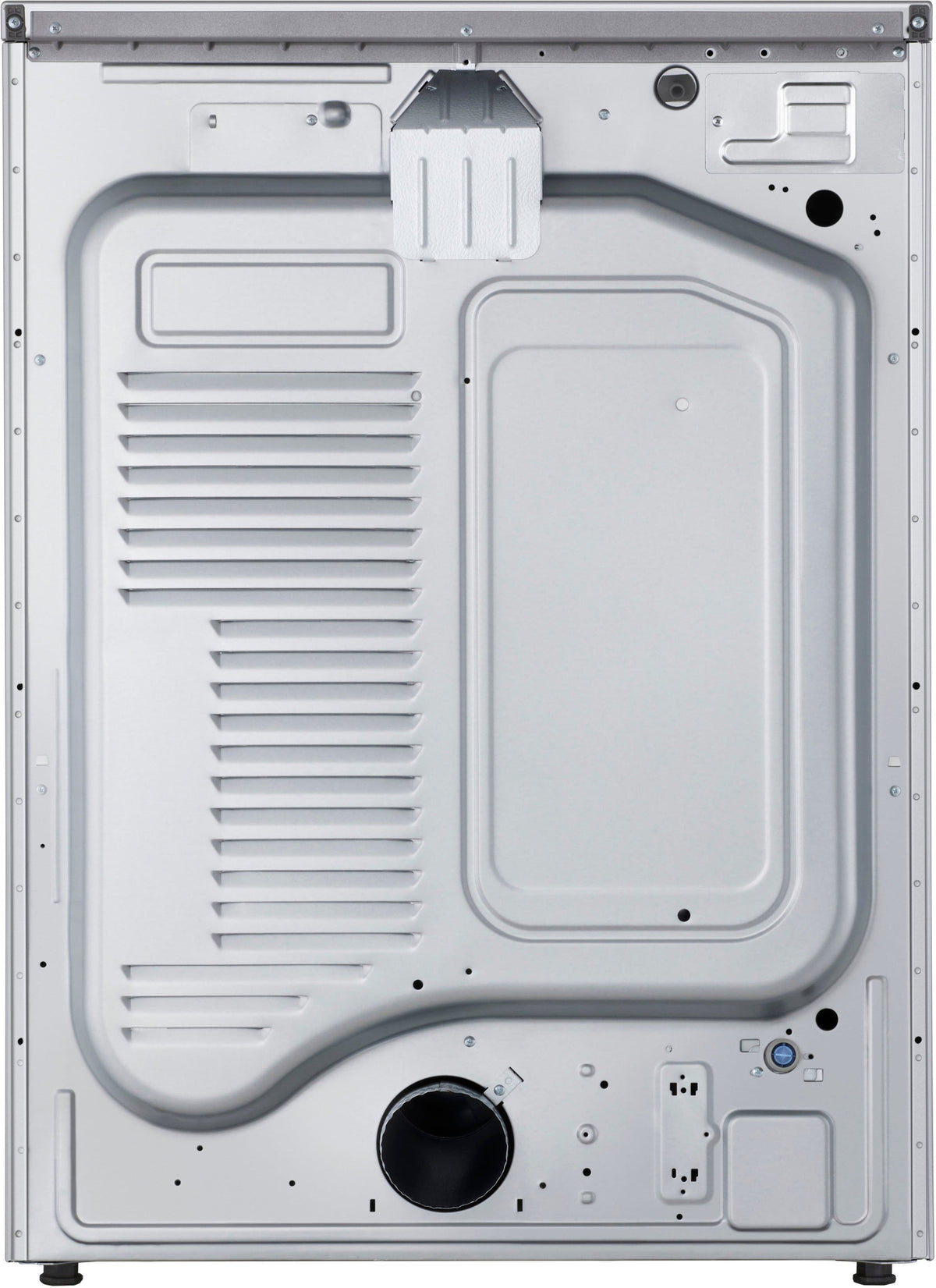 LG - SIGNATURE 9.0 Cu. Ft. Stackable Smart Electric Dryer with Steam and AI Sensor Dry - Brushed Platinum Steel