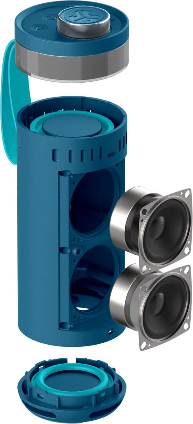 JLab - Go Party Speaker Bluetooth Speaker with RGB Lighting - Navy