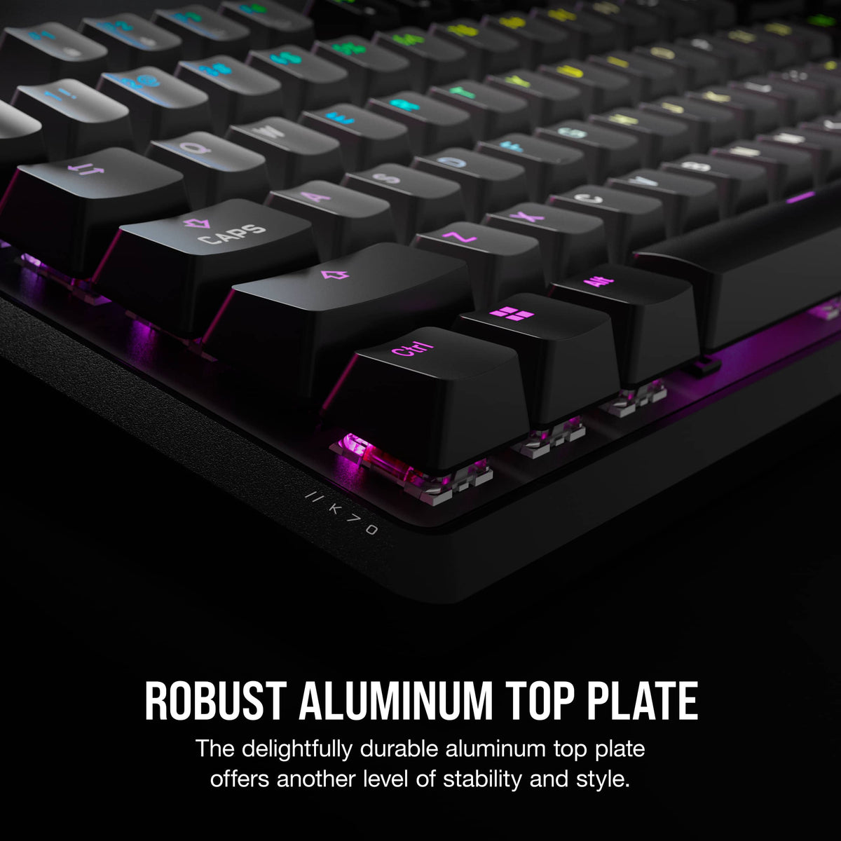 CORSAIR - K70 CORE RGB Mechanical Gaming Keyboard - Gray