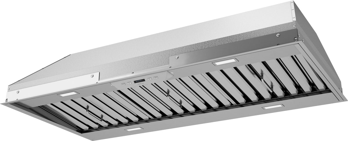 Zephyr - 48 inches - Externally Vented & Externally Vented - Range Hood Insert - Stainless Steel