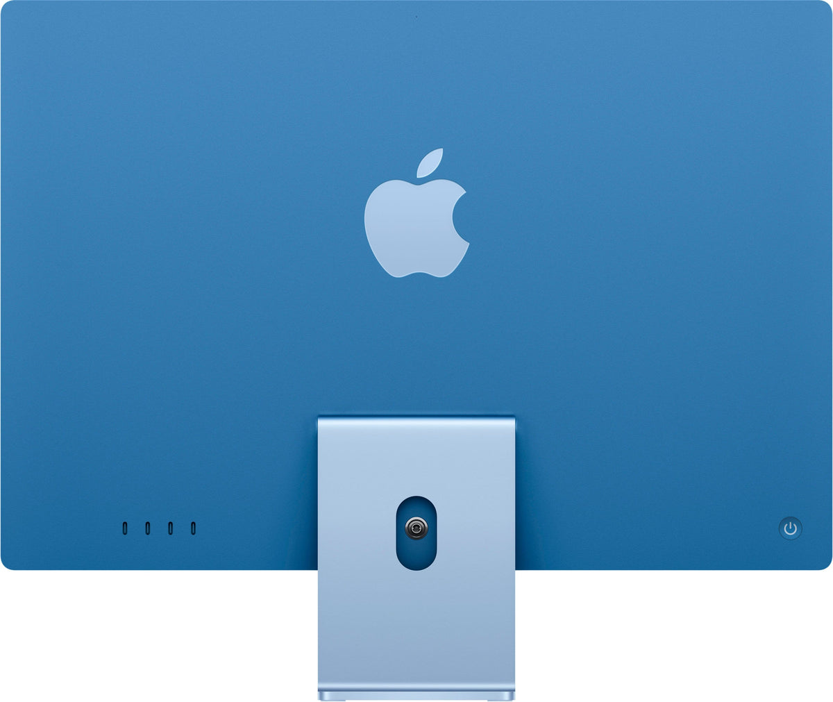 Apple - iMac 24-inch All-in-One - M4 chip - Built for Apple Intelligence - 10 Core CPU - 10 Core GPU - 24GB Memory - 512GB SSD - Blue