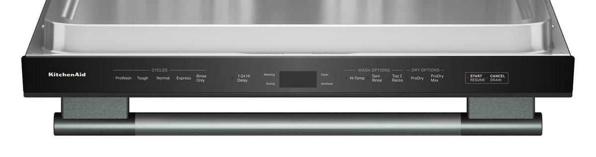 KitchenAid - 24 inch Top Control Built-In Dishwasher with 360 Max Jets Third Rack and ProDry System, 44 dBA - Juniper