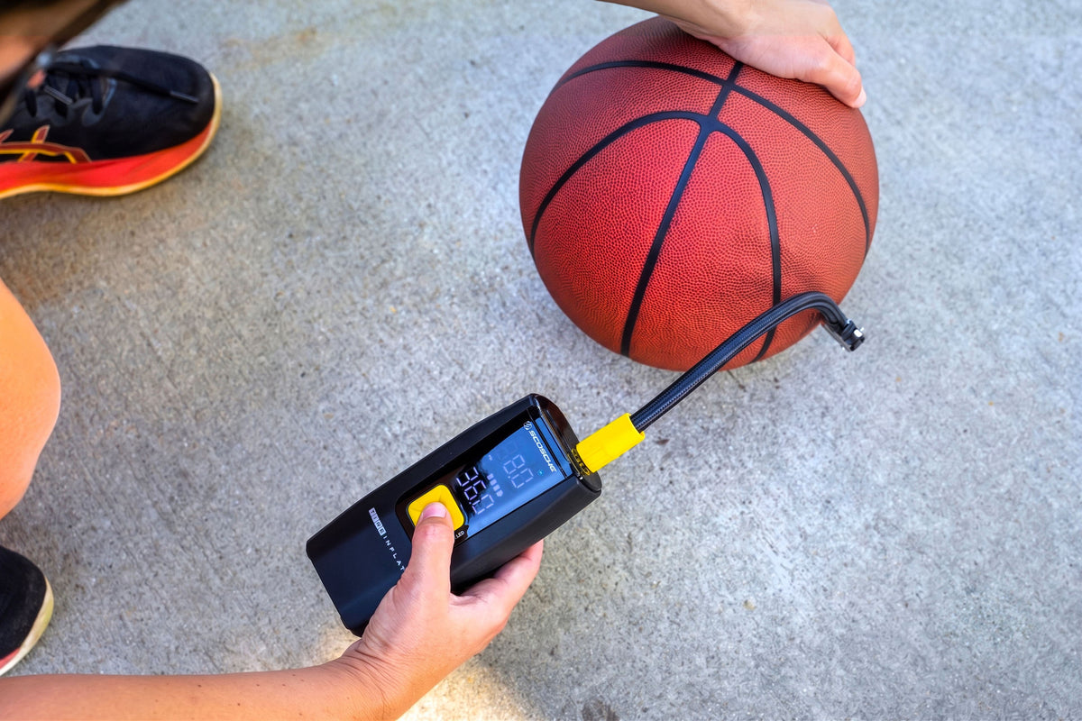 Scosche - Portable Inflator and Power Bank - Black