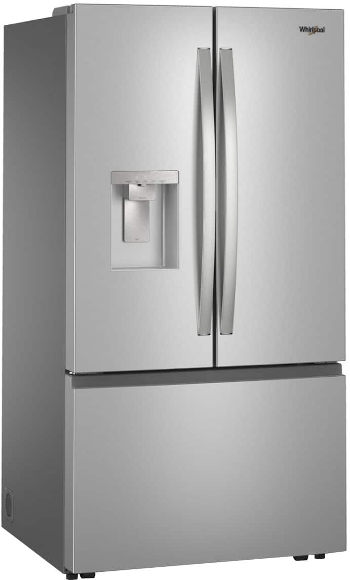Whirlpool - 36 in. Wide 30 cu. ft. French Door Refrigerator with Dual Ice Makers - Fingerprint-Resistant Stainless Finish