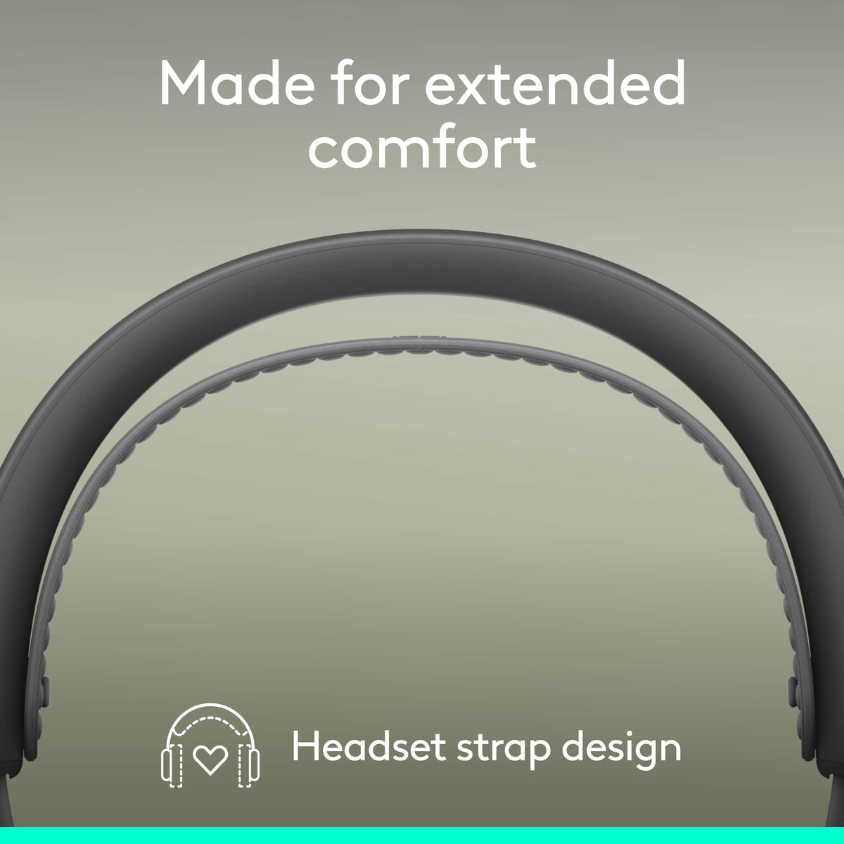 Logitech - Zone Wireless 2 ES Noise Cancelling Headset for Business Teams Version Native Bluetooth - Graphite