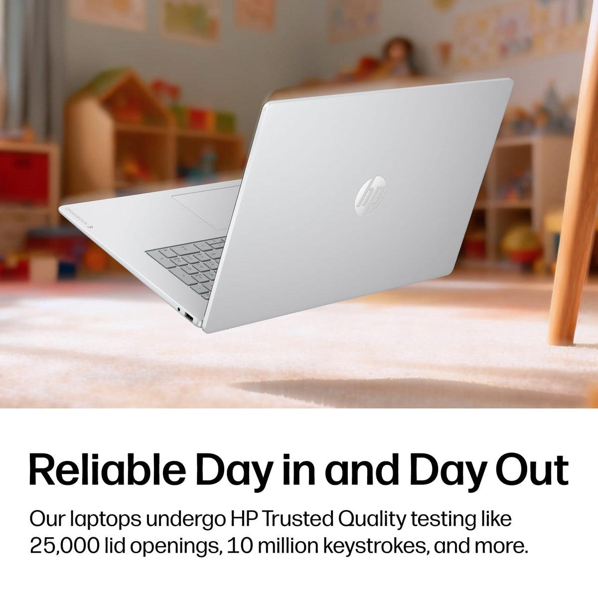 HP - OmniBook 3 - 17.3" Full HD Laptop - AMD Ryzen 5 40 (2025) - 8GB Memory - 512GB SSD - Glacier Silver