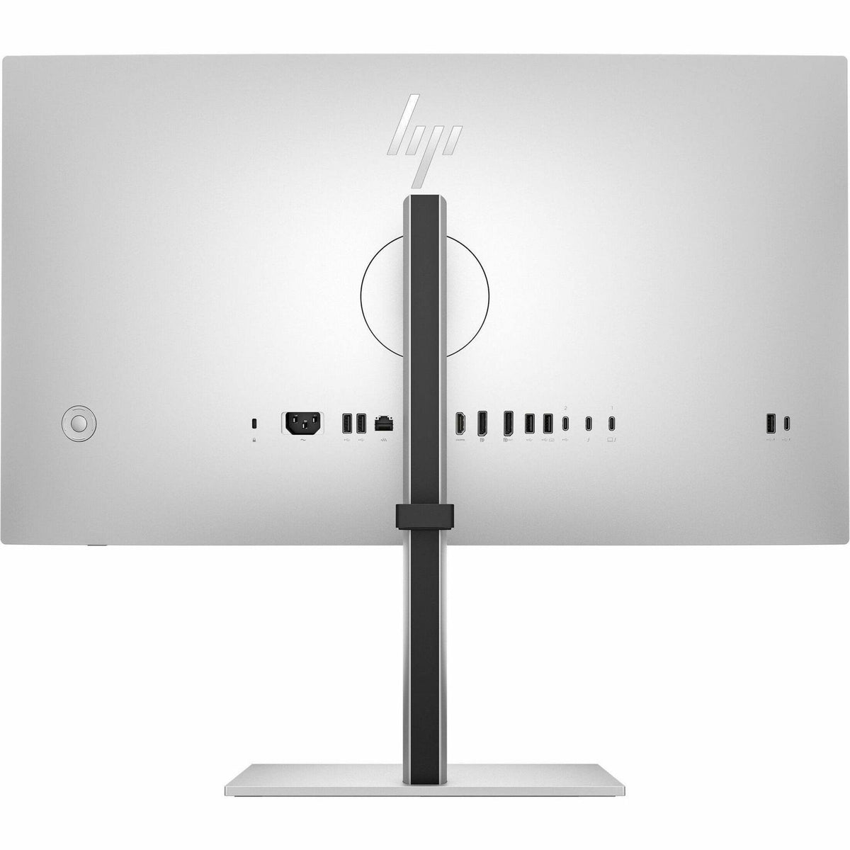 HP - 27" IPS LCD 4K UHD 60Hz Monitor with HDR (USB, HDMI) - Natural Silver, Silver