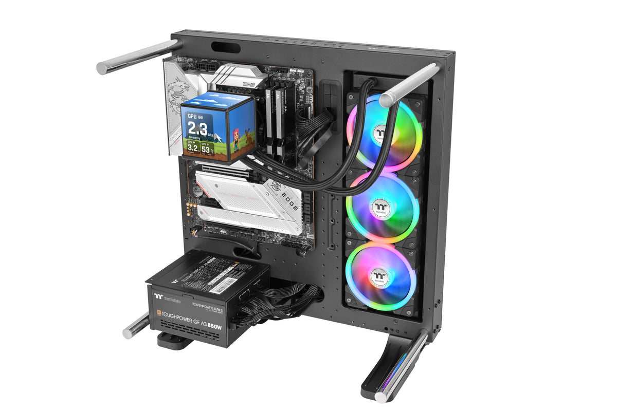 Thermaltake - Minecube 360 Ultra ARGB CPU AIO Liquid Cooler - Black