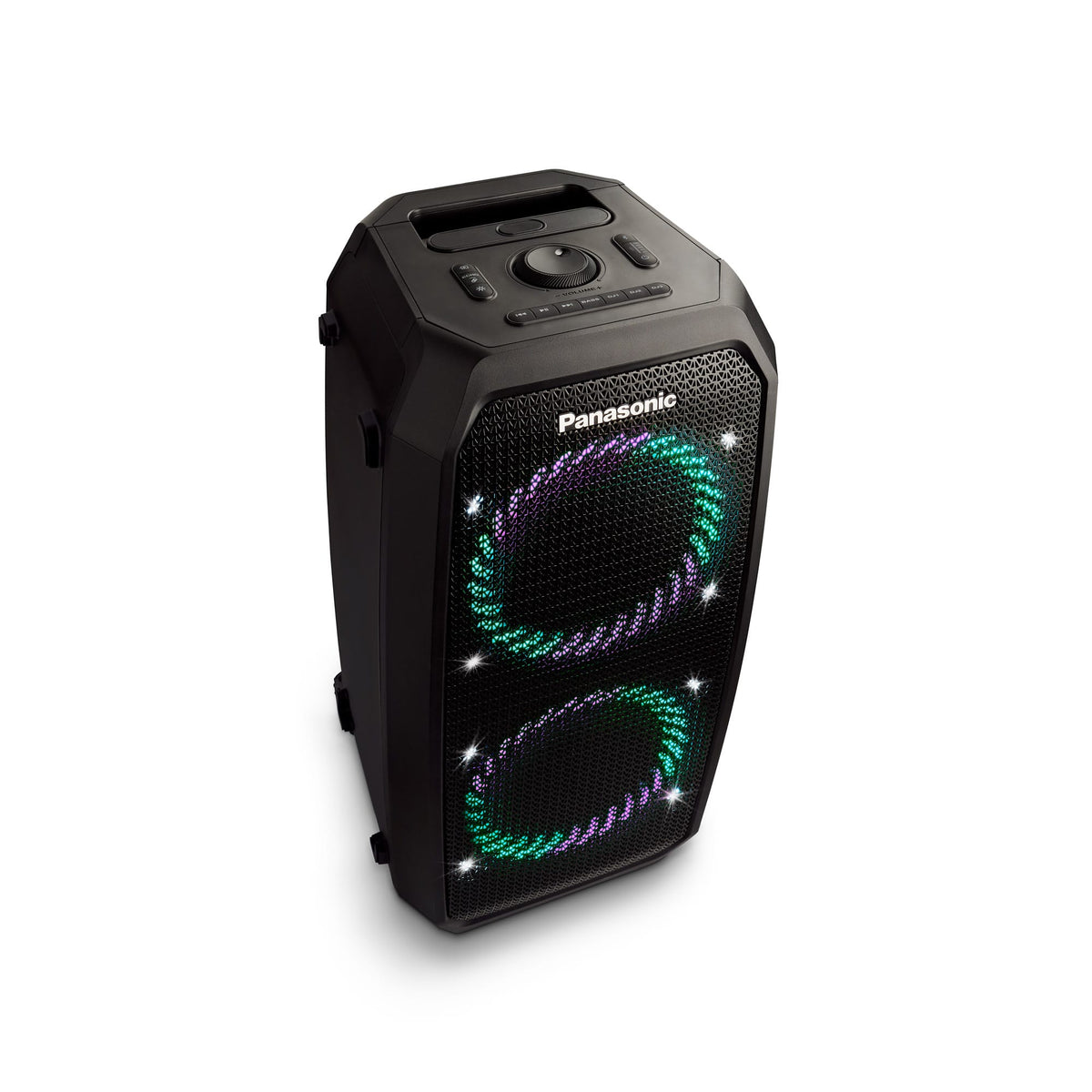 Panasonic - SC-BMAX31 Portable Bluetooth Wireless Party Speaker with Vibrant Light Display, 75W - Black