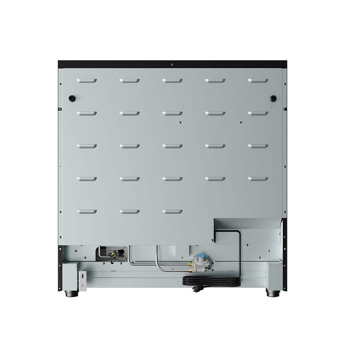 Thor Kitchen - 6.0 Cu. Ft. Freestanding LP Gas Convection Range - Matte Black