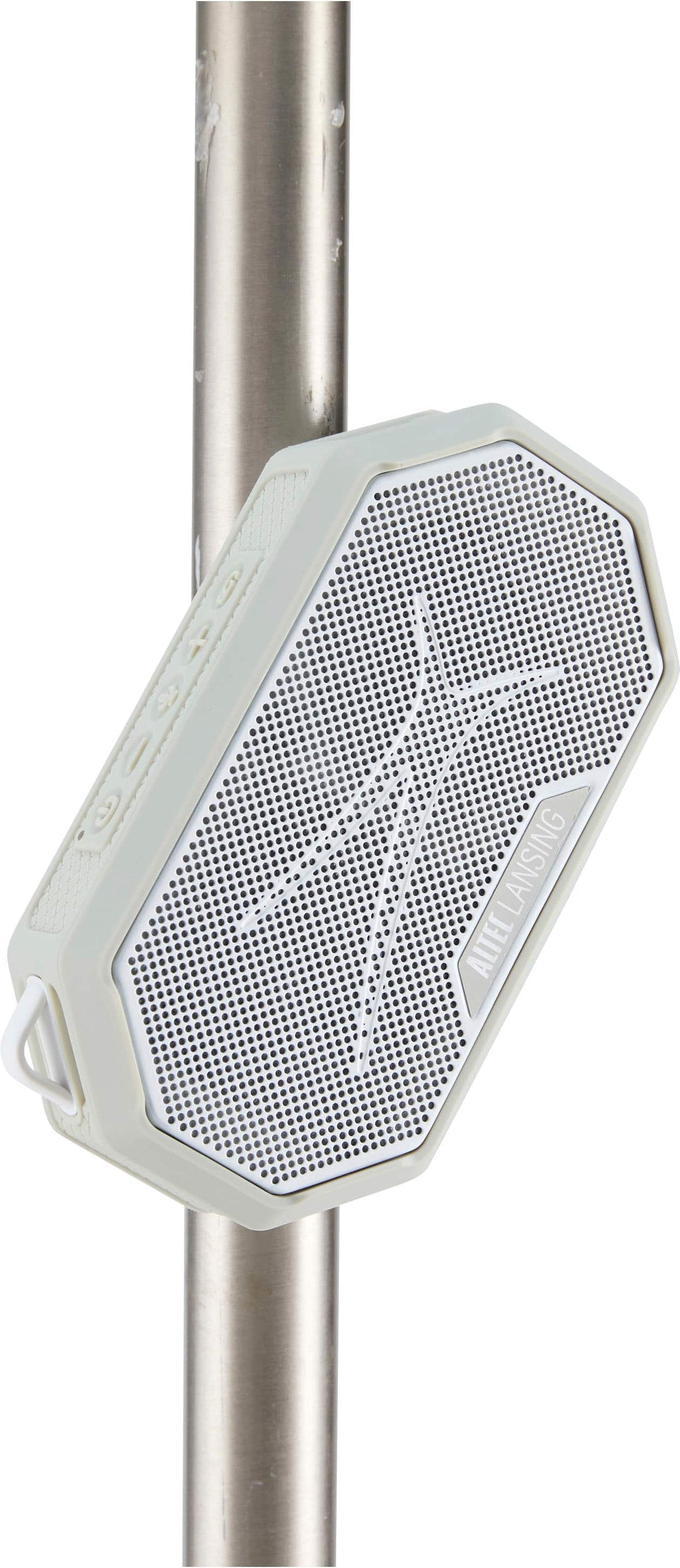 Altec Lansing - Bluetooth HydraMini 2.0 EverythingProof Portable Speaker - Gray/White