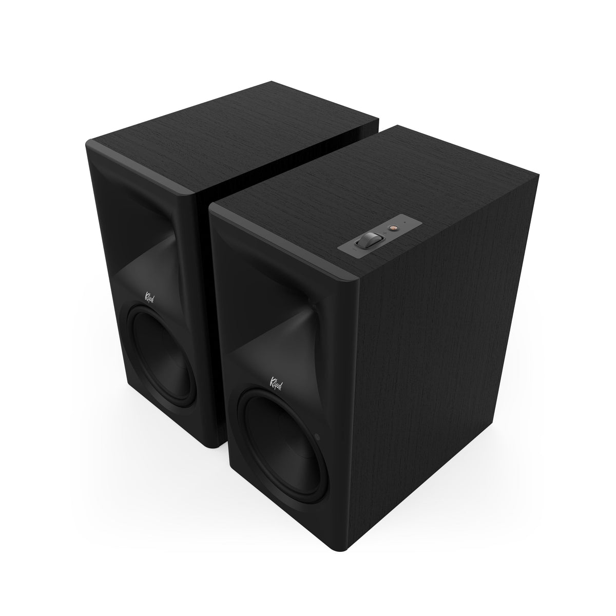 Klipsch - The Nines II Powered Bookshelf Speakers (Pair) - Black