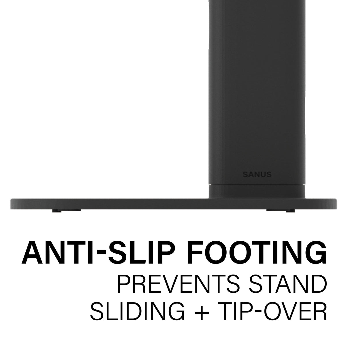 Sanus - Echo Show 15 Tilt and Swivel Stand - Black