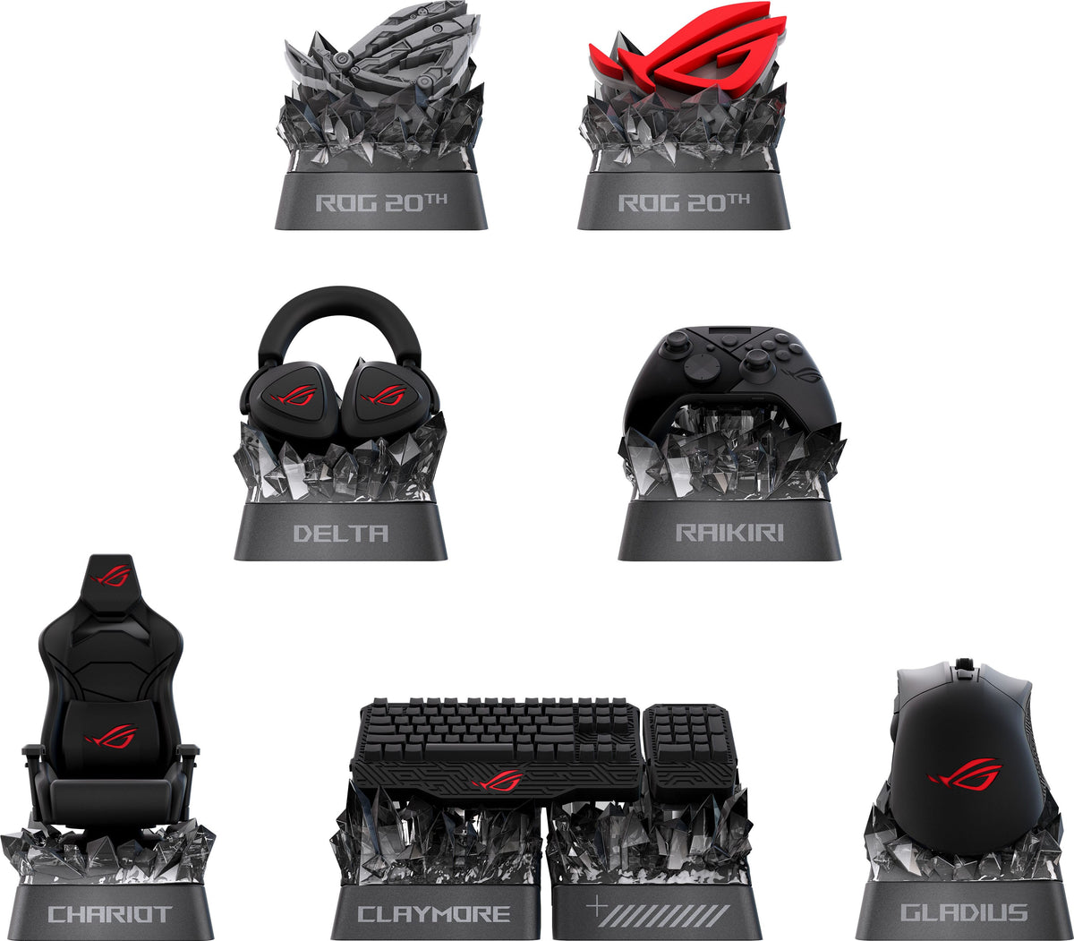 ASUS - ROG 20th Edition Keycap Blind Box (1-Pack) - Styles May Vary