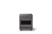 Viking - 30 in. Wide 4 Elements Pro 5 Series 4.7 Cu. Ft. Freestanding Electric Convection Range - Damascus Gray