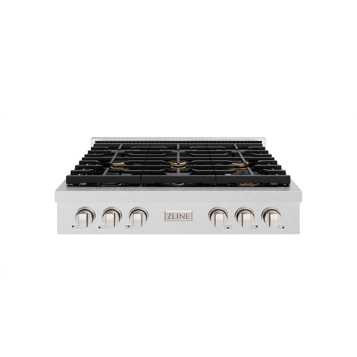 ZLINE - 36 in. Wide 6 Burner Paramount Gas Rangetop with  (SRTS-BR-36) - Stainless Steel