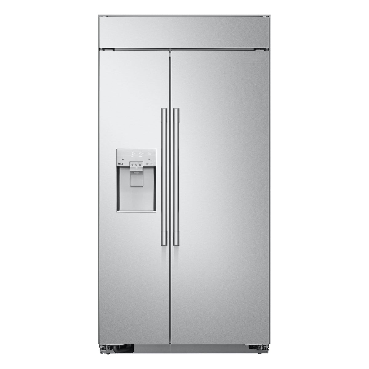 SKS - 42-in Build-In Side-by-Side Refrigerator - Stainless Steel
