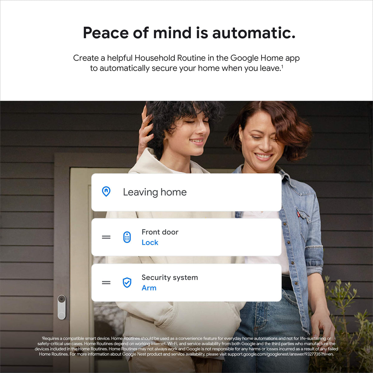 Google - Nest Wi-Fi Video Doorbell - Battery Operated - Ivy