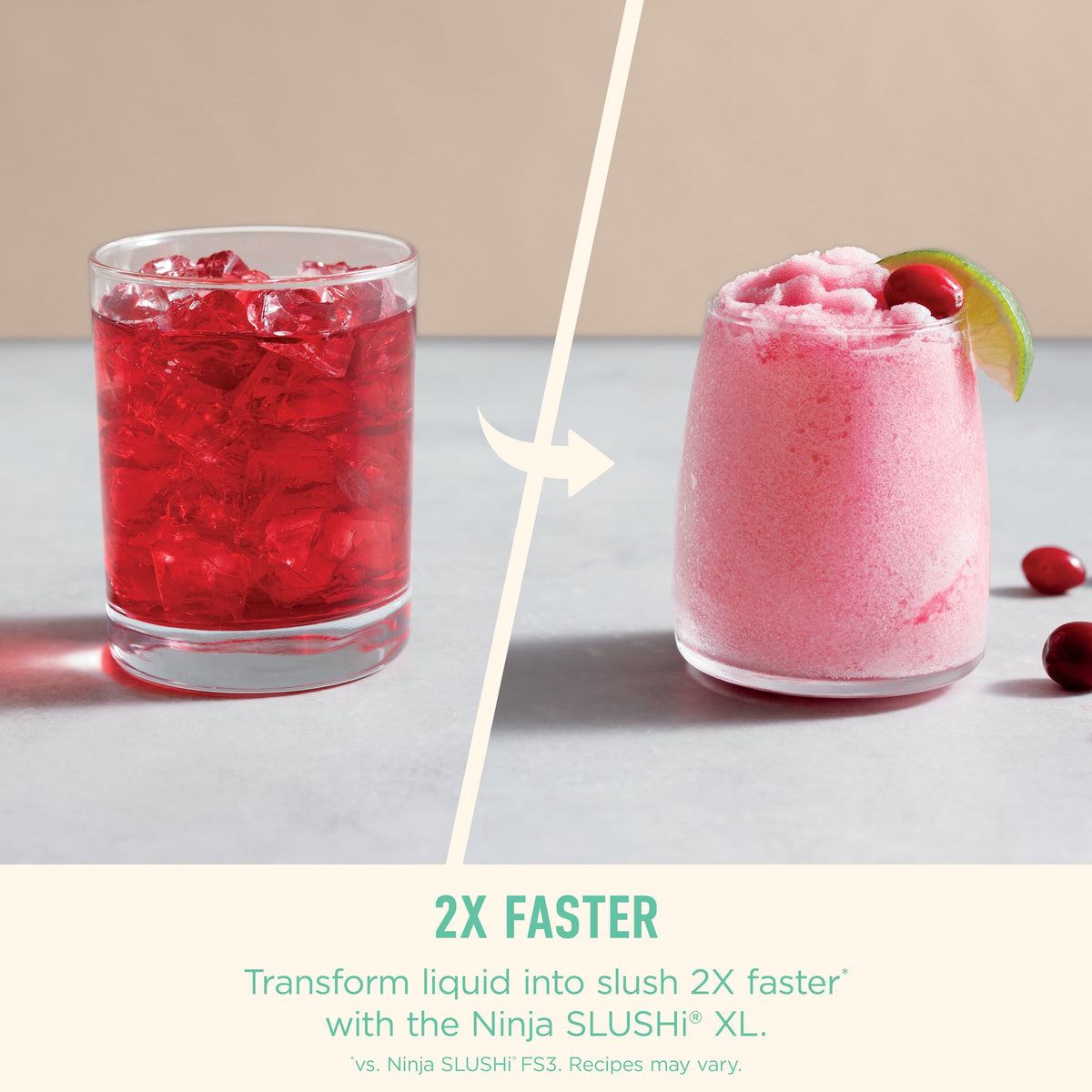 Ninja - SLUSHi® XL Smart Frozen Drink Maker, 128 oz - Crema