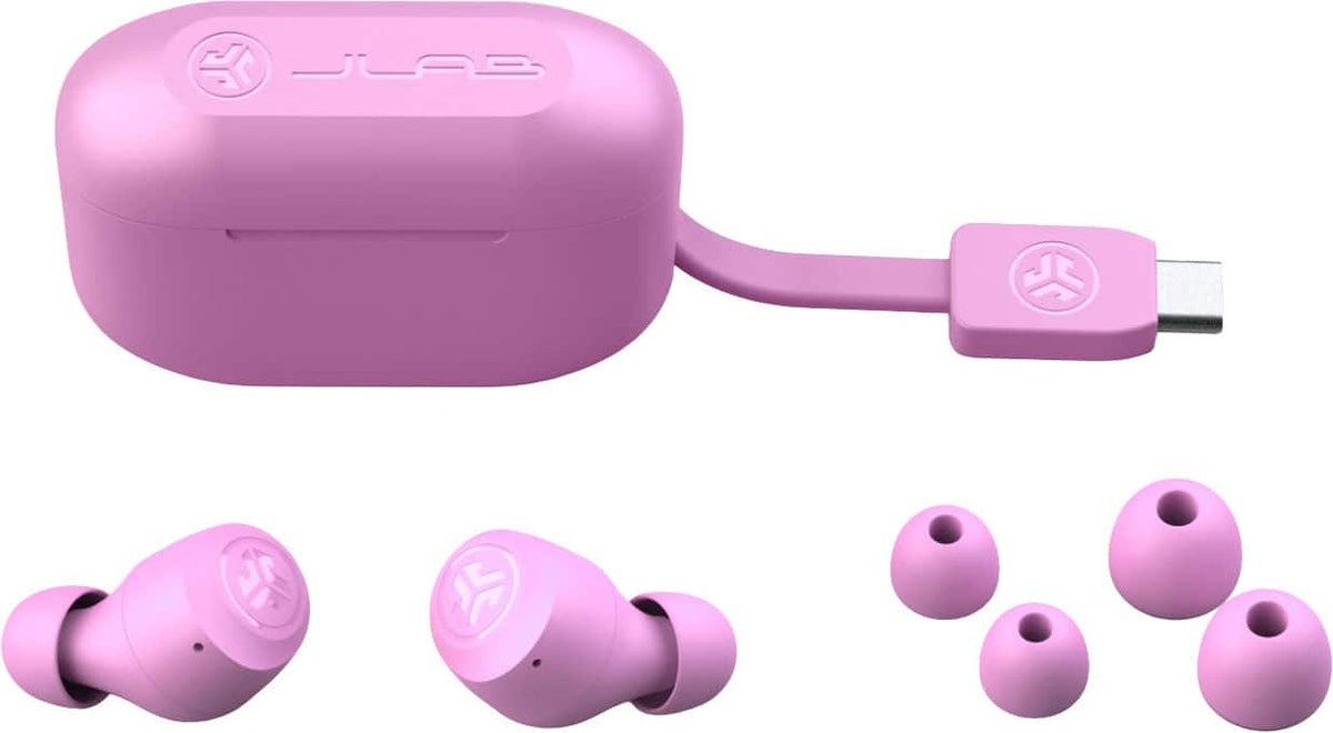 JLab - GO Air POP True Wireless In-Ear Bluetooth Headphones - Pink