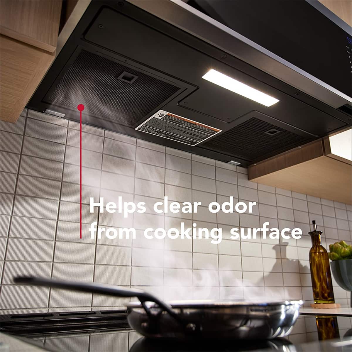 KitchenAid - 1.1 Cu. Ft. Low Profile Over-the-Range Smart Microwave with Sensor Cooking and Dual Fan Ventilation - Stainless Steel Fingerprint Resistant
