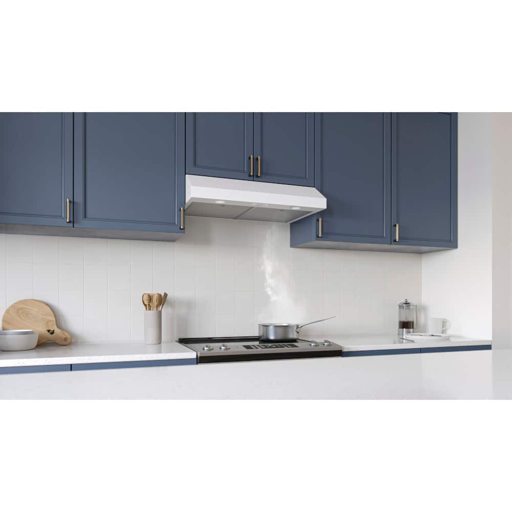 Broan - 36 inches - Convertible - Under cabinet Range Hood - White