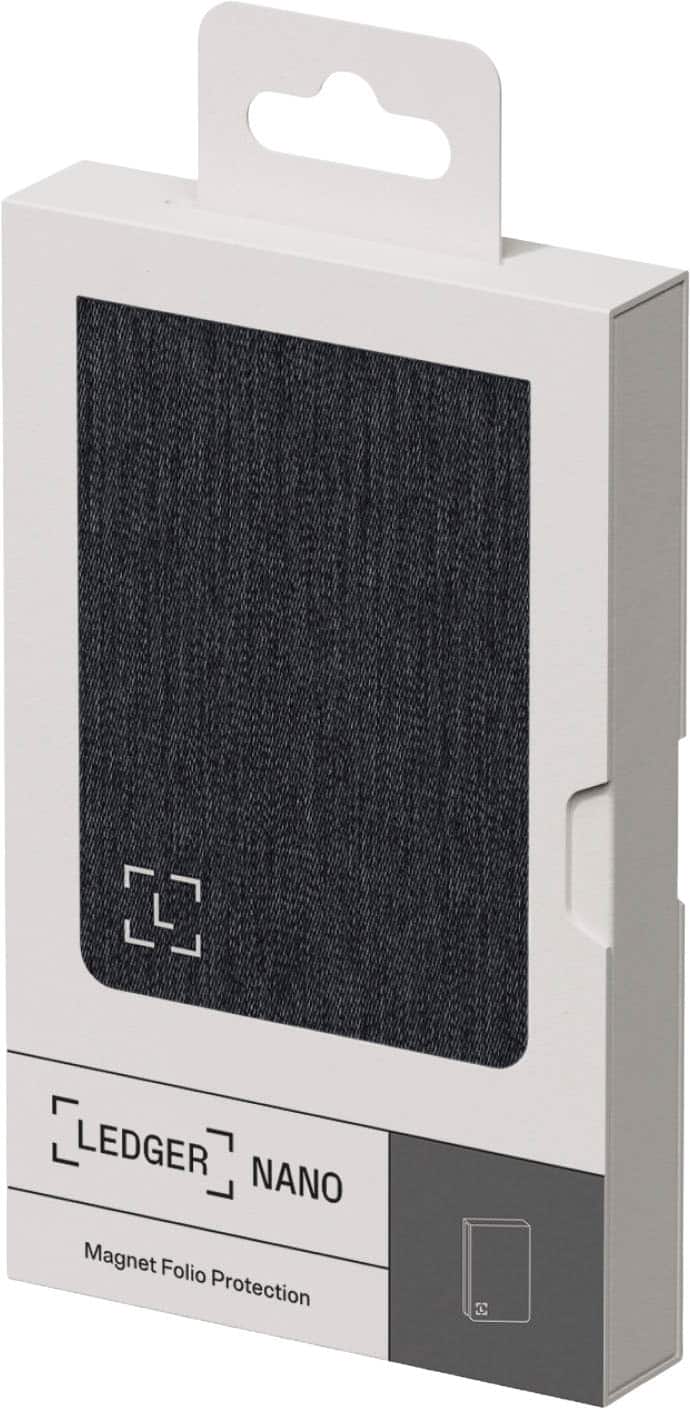 Ledger - Nano Gen 5 Magnet Folio - Business Charcoal