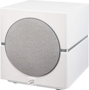 MartinLogan - Dynamo 10, 10” Sealed, Powered Subwoofer, with Magnitude MT-1kW Amplifier, Sub Control App, and Wireless Built-In - Satin White