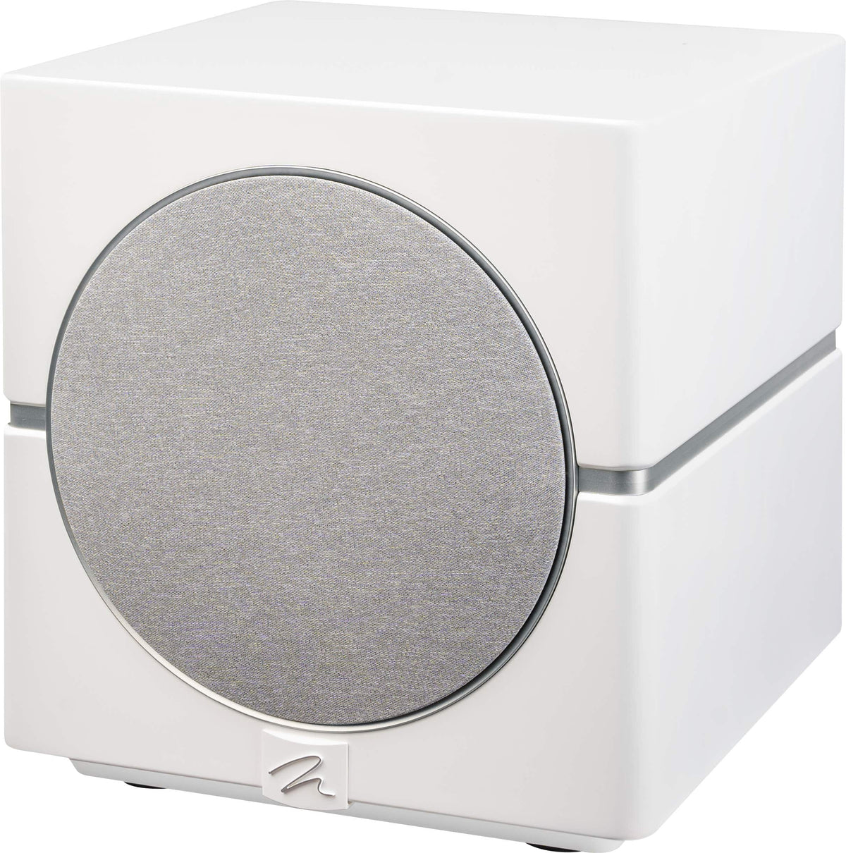 MartinLogan - Dynamo 10, 10” Sealed, Powered Subwoofer, with Magnitude MT-1kW Amplifier, Sub Control App, and Wireless Built-In - Satin White