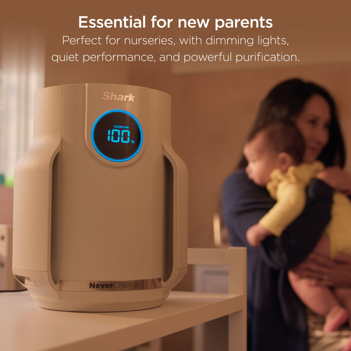 Shark - NeverChange™ Air Purifier Compact Pro - Dove