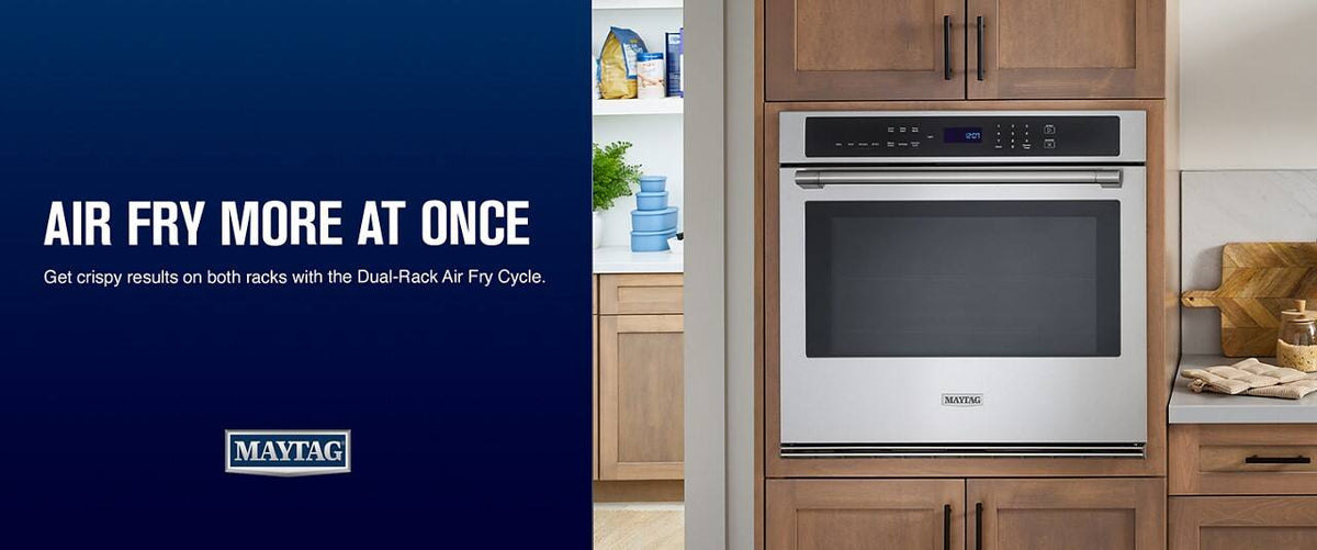 Maytag - 30-Inch Wide Single Wall Oven with EvenAir TRUE Convection System - 5.0 Cu. Ft - Fingerprint-Resistant Stainless Finish