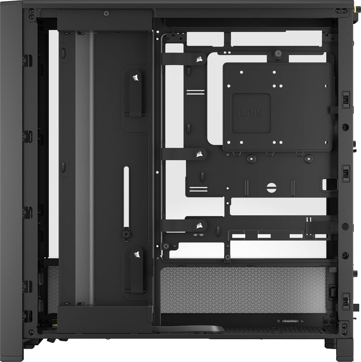 CORSAIR - FRAME 4000D RS ATX Mid-Tower PC Case - Black