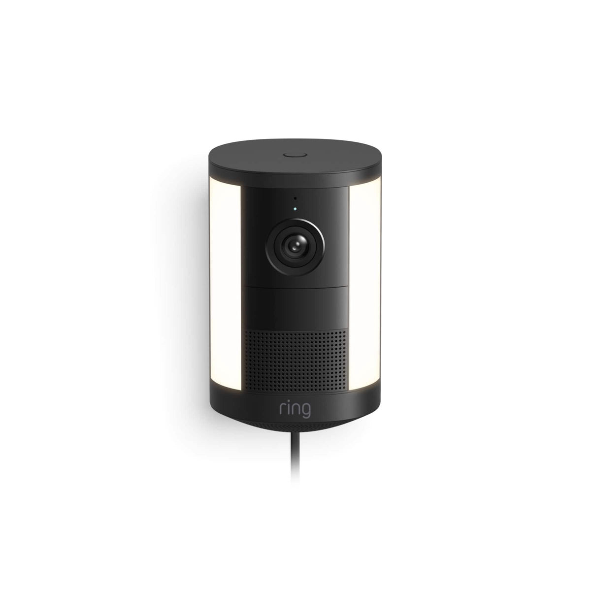 Ring - Spotlight Cam, Plug-In (newest model), Wide-Angle Retinal 2K Video, 6x Enhanced Zoom, Motion-Activated Spotlights - Black